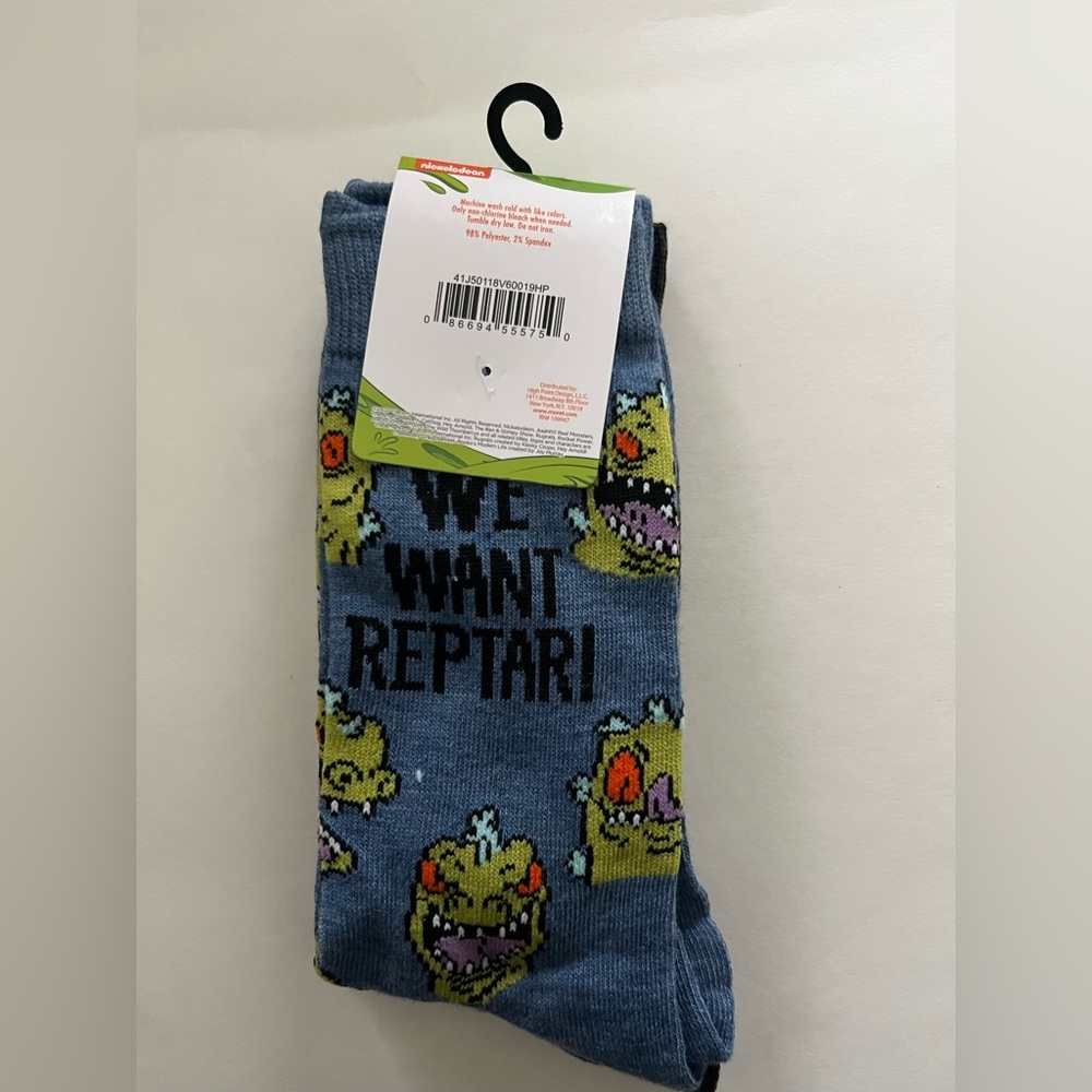 Nickelodeon Rugrats Crew Socks - Picture 2 of 4